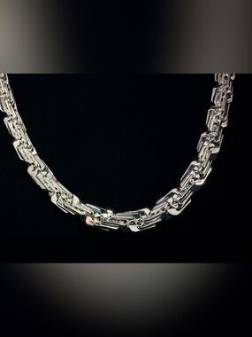 Milano 24in 8MM Italy 925 Stamped silver premium finish necklace Big Boy Piece!